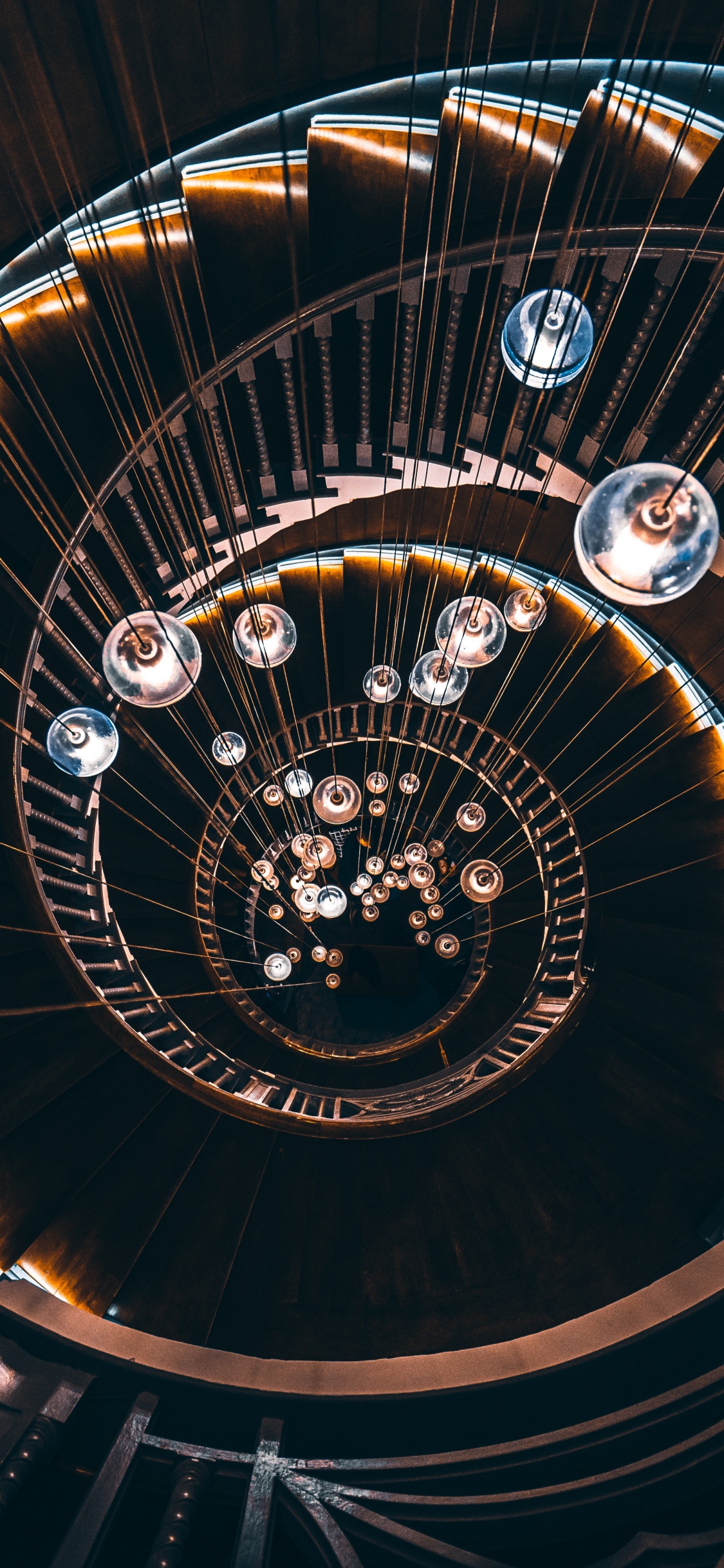 螺旋, 圆圈, 建筑, 步骤 壁纸 1125x2436 允许