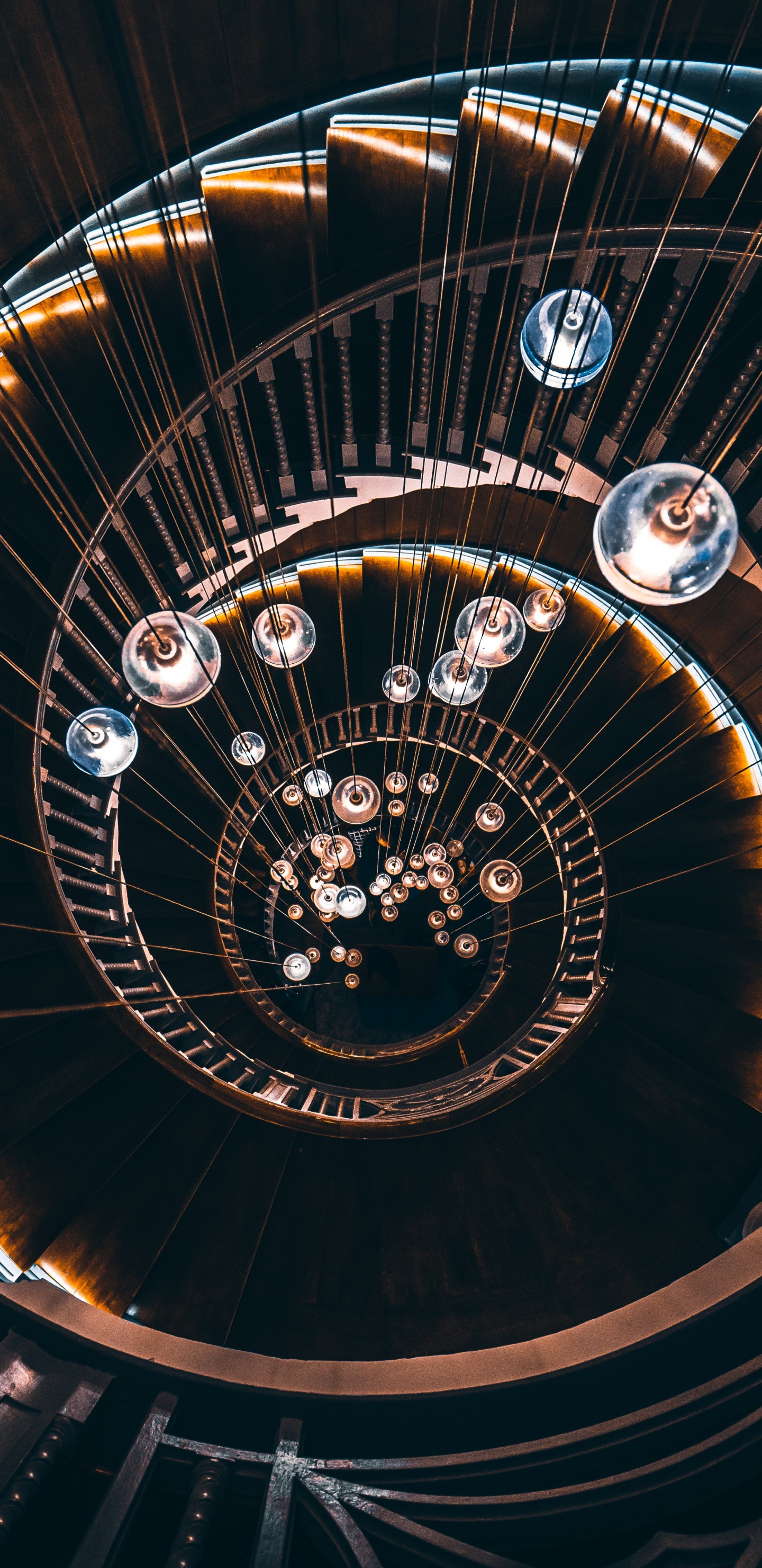 螺旋, 圆圈, 建筑, 步骤 壁纸 1440x2960 允许