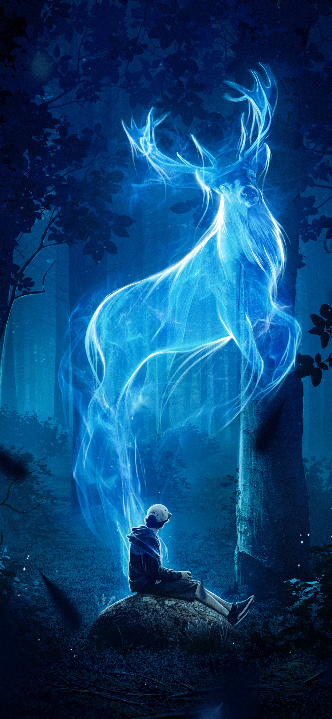 Patronus Charm, Patronus, Art, Concept Art, Fantastic Art. Wallpaper in 1125x2436 Resolution