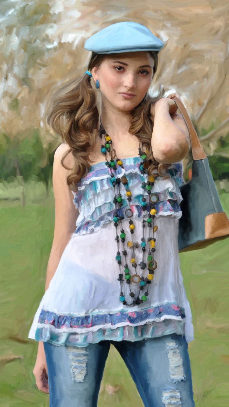 Schulter, Kleidung, Jean, Jeans, Mode-Accessoire. Wallpaper in 750x1334 Resolution