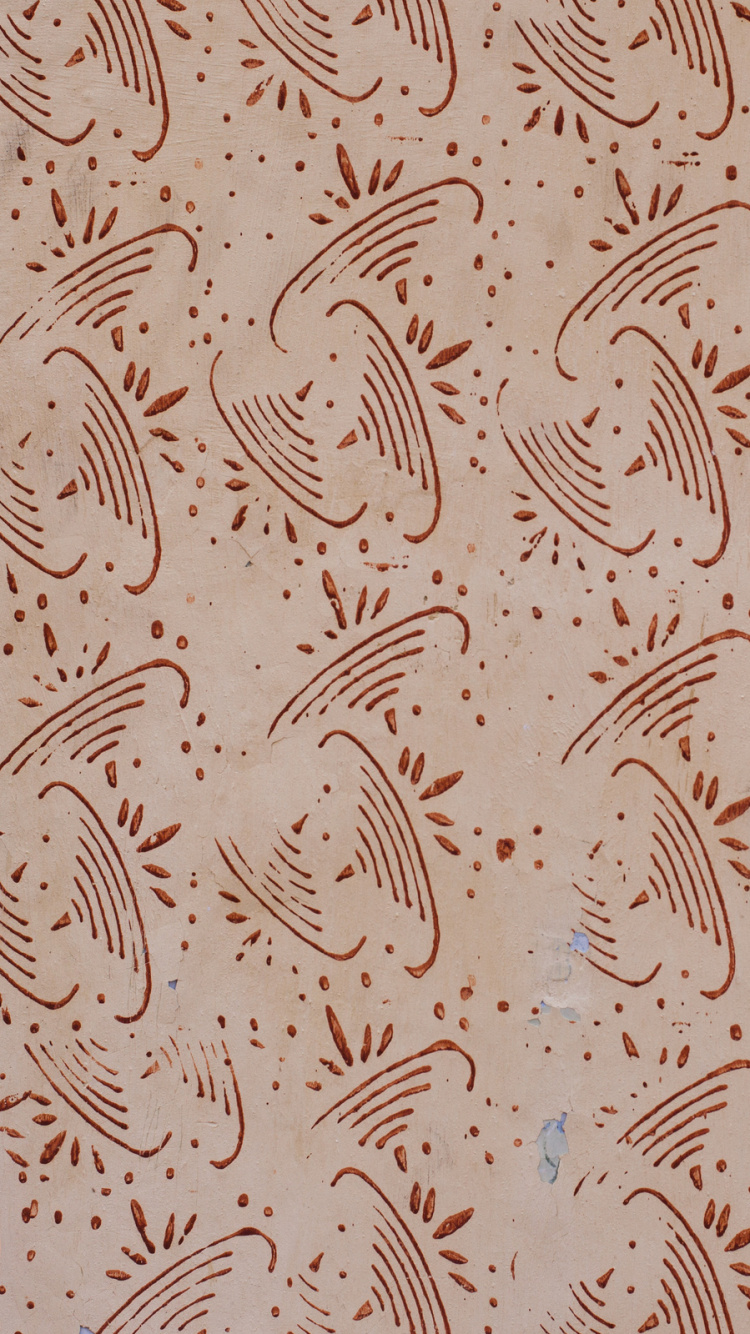 Textil Floral Blanco y Azul. Wallpaper in 750x1334 Resolution