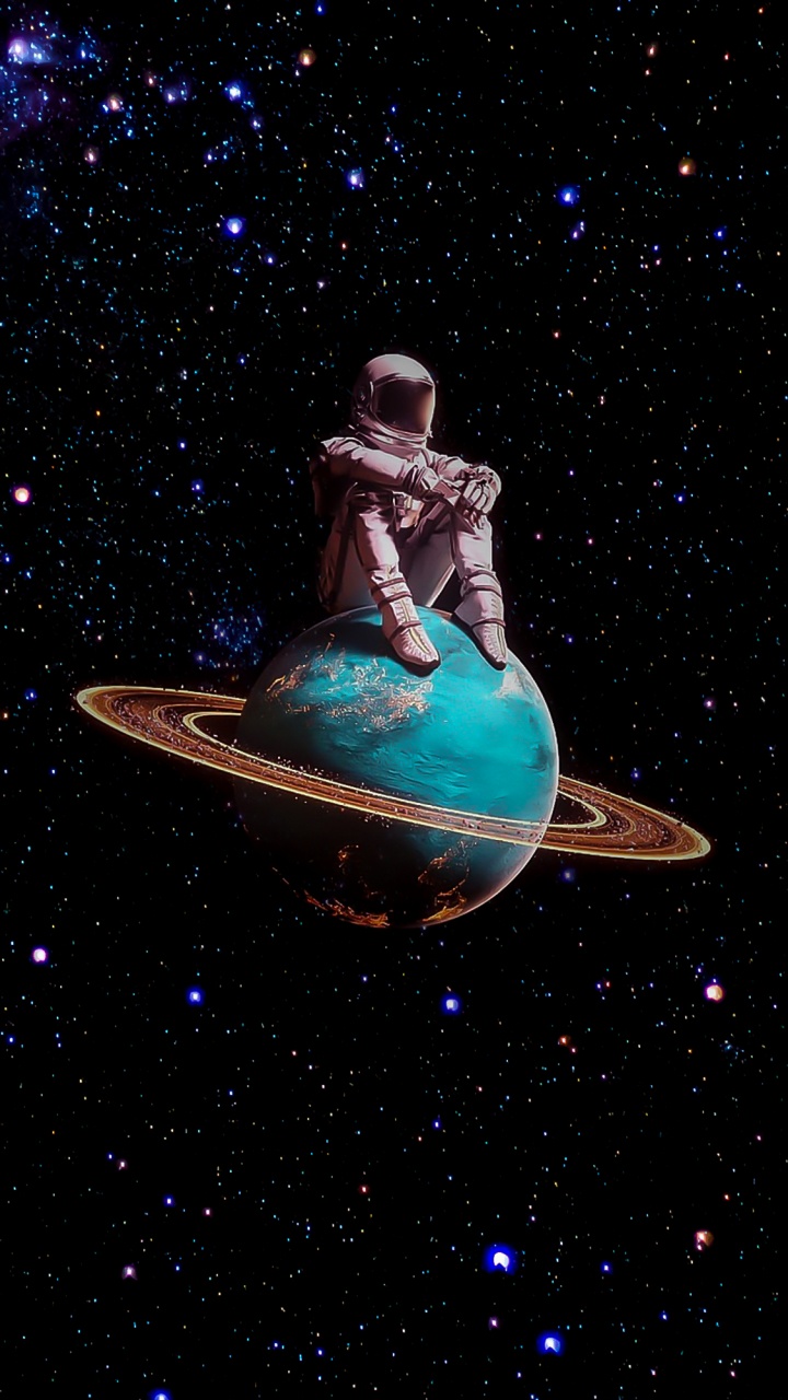 Astronauten-Surrealismus, Astronaut, Soundcloud, Poster, Astronomisches Objekt. Wallpaper in 720x1280 Resolution