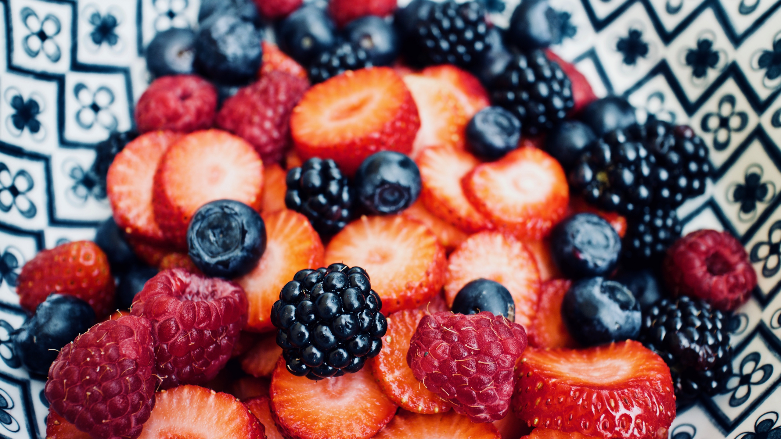 天然的食物, 食品, 水果沙拉, 超级, 健康 壁纸 2560x1440 允许