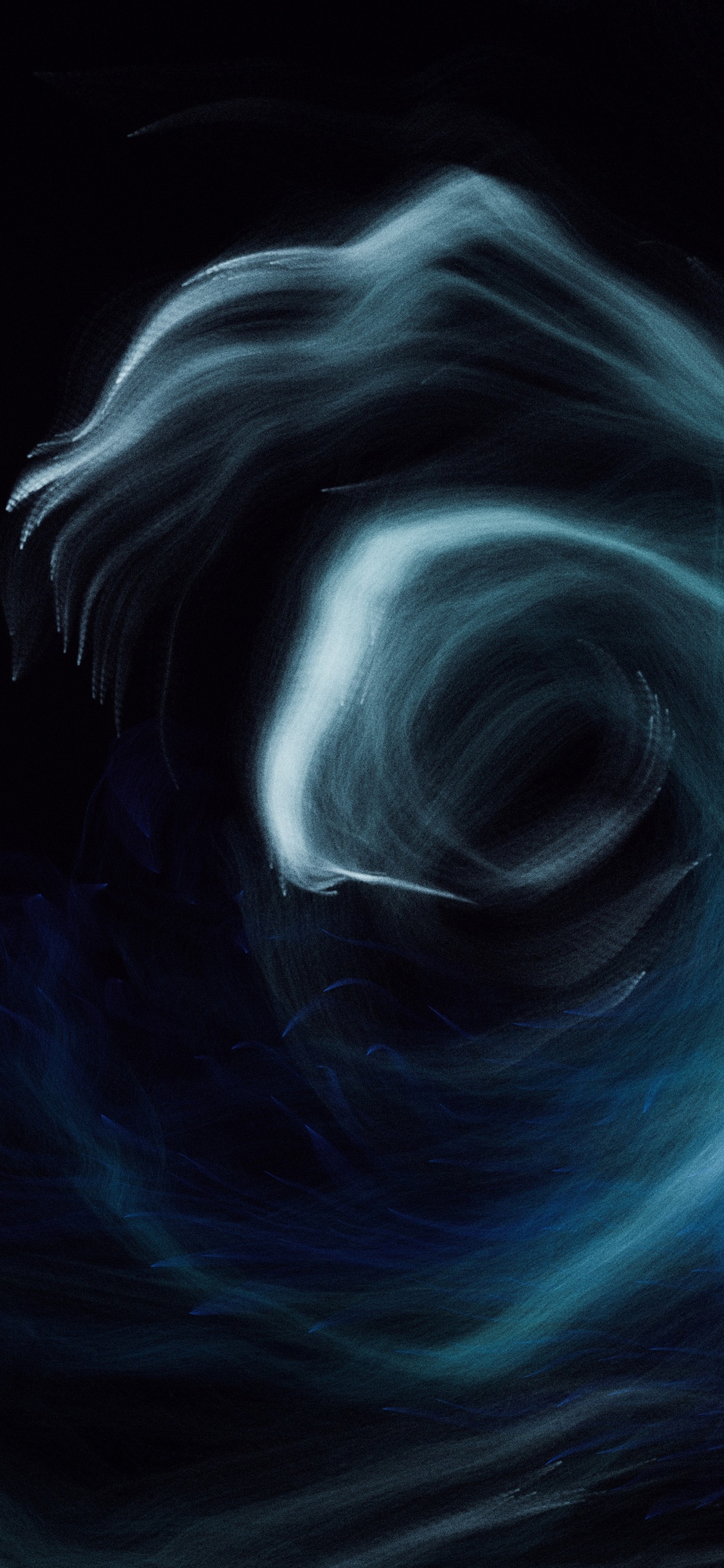 Darkness, Graphics, Drawing, Art, Illustration. Wallpaper in 1125x2436 Resolution