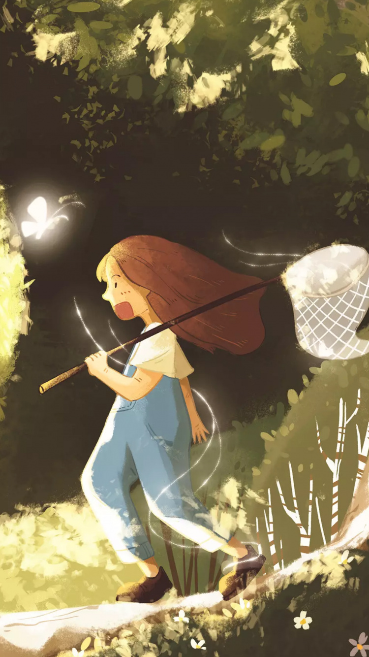 Xiaomi, Xiaomi Redmi 5, 艺术, 动画, 拨弦乐器 壁纸 750x1334 允许