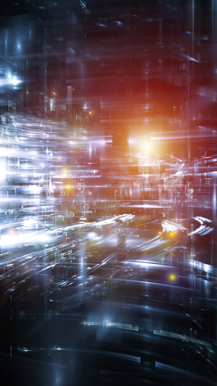 White Light on Black Surface. Wallpaper in 750x1334 Resolution