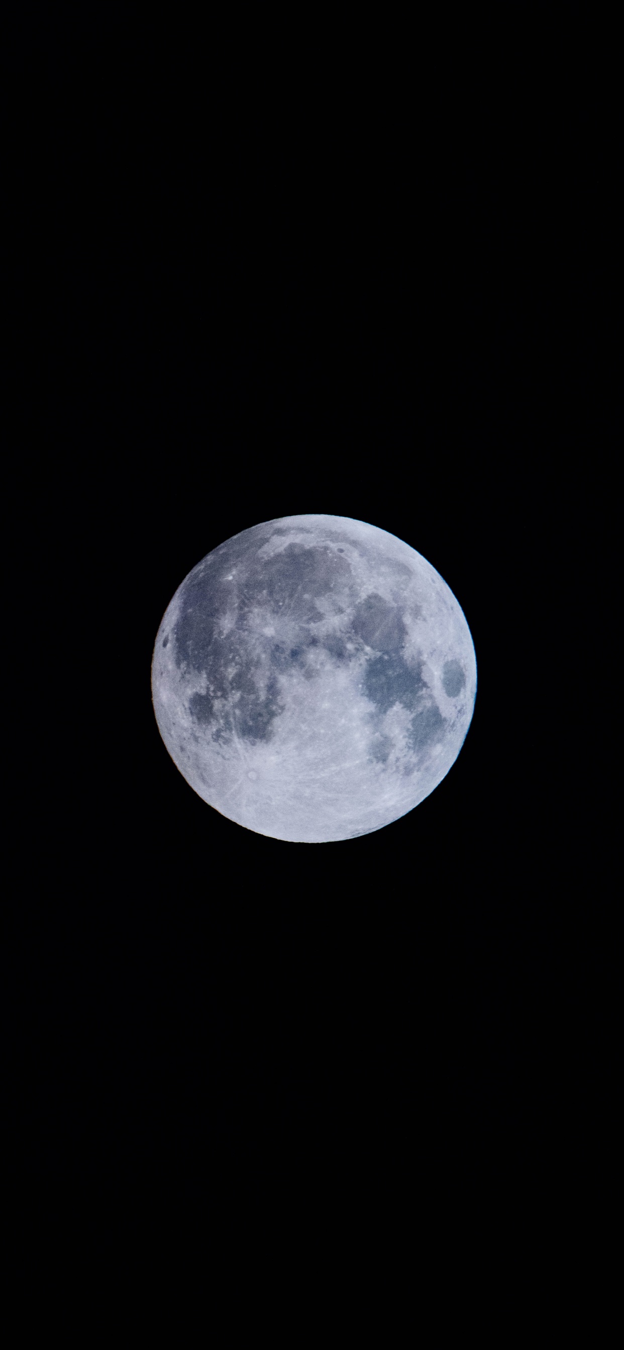 Full Moon in The Sky. Wallpaper in 1242x2688 Resolution