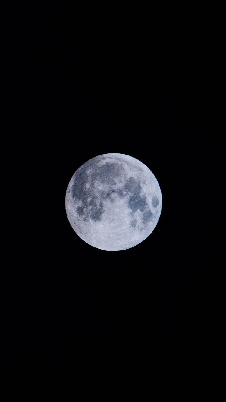 Full Moon in The Sky. Wallpaper in 750x1334 Resolution