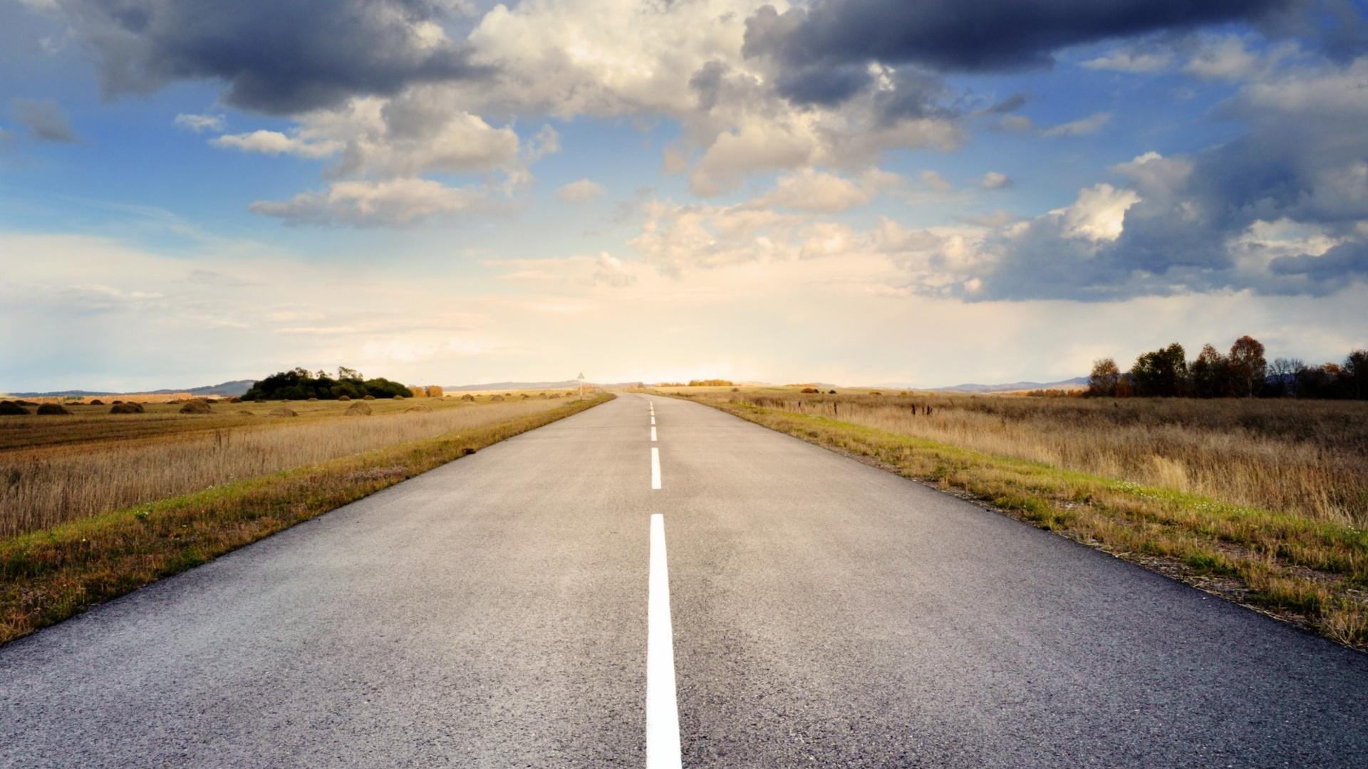 Road, Naturlandschaft, Cloud, Horizont, Asphalt. Wallpaper in 1920x1080 Resolution