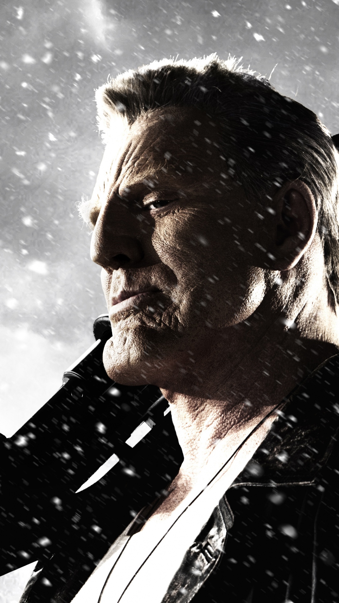 Mann in Schwarzer Jacke, Der in Den Himmel Schaut. Wallpaper in 1080x1920 Resolution