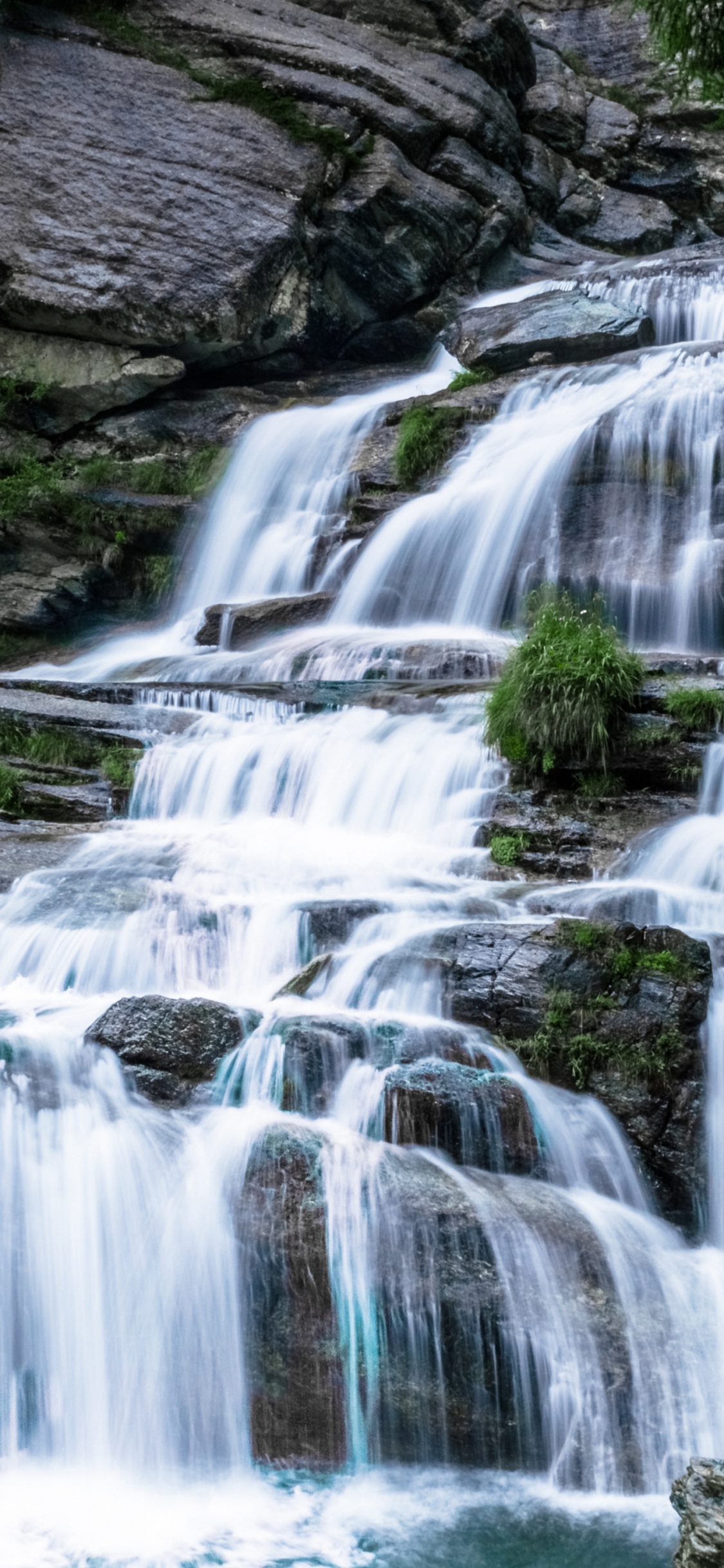 Golpes, Cascada, Curso de Agua, Agua, Naturaleza. Wallpaper in 1125x2436 Resolution