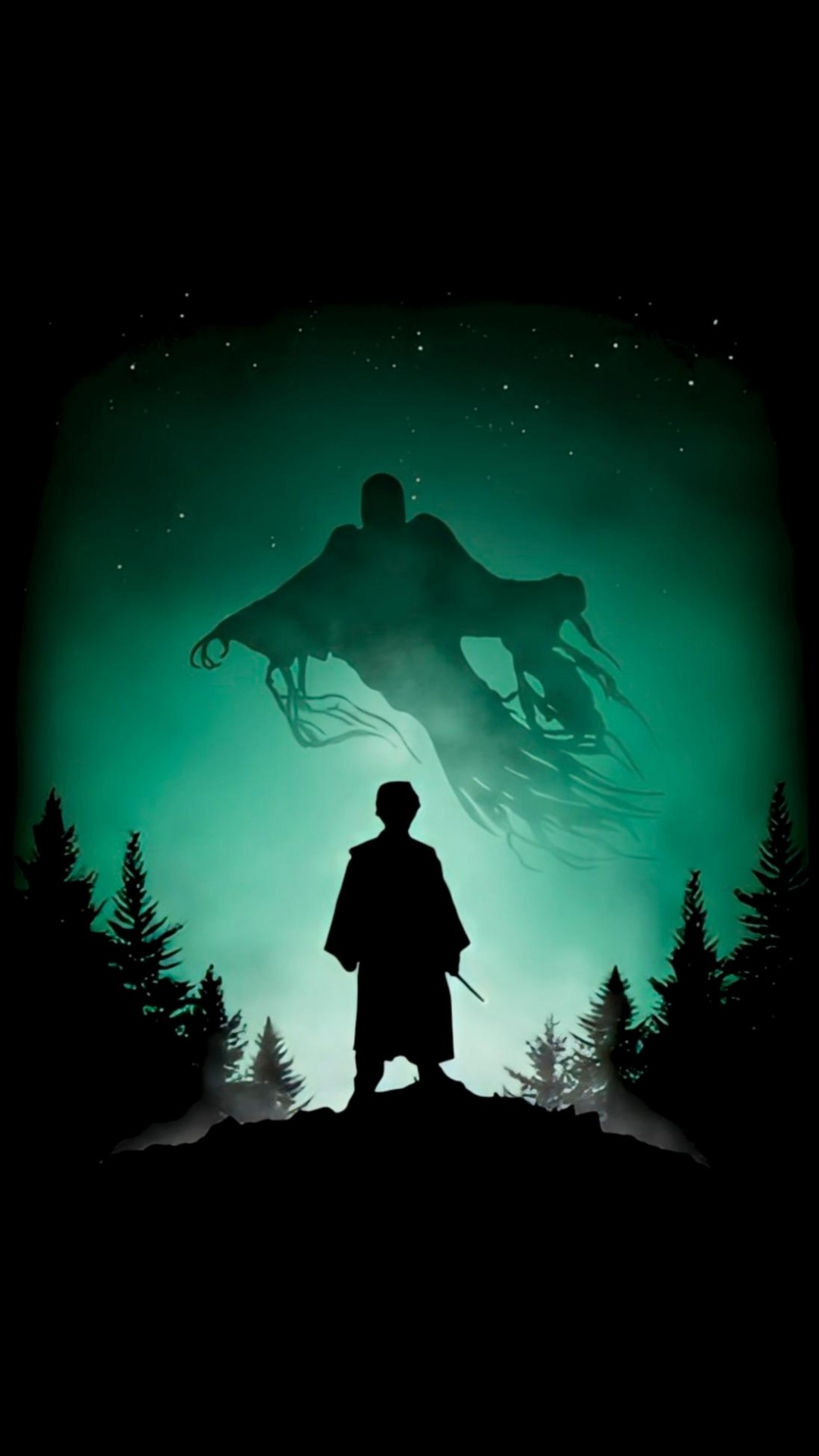 Lord Voldemort, Harry Potter, Dementor, Poster, Atmosphere. Wallpaper in 1080x1920 Resolution