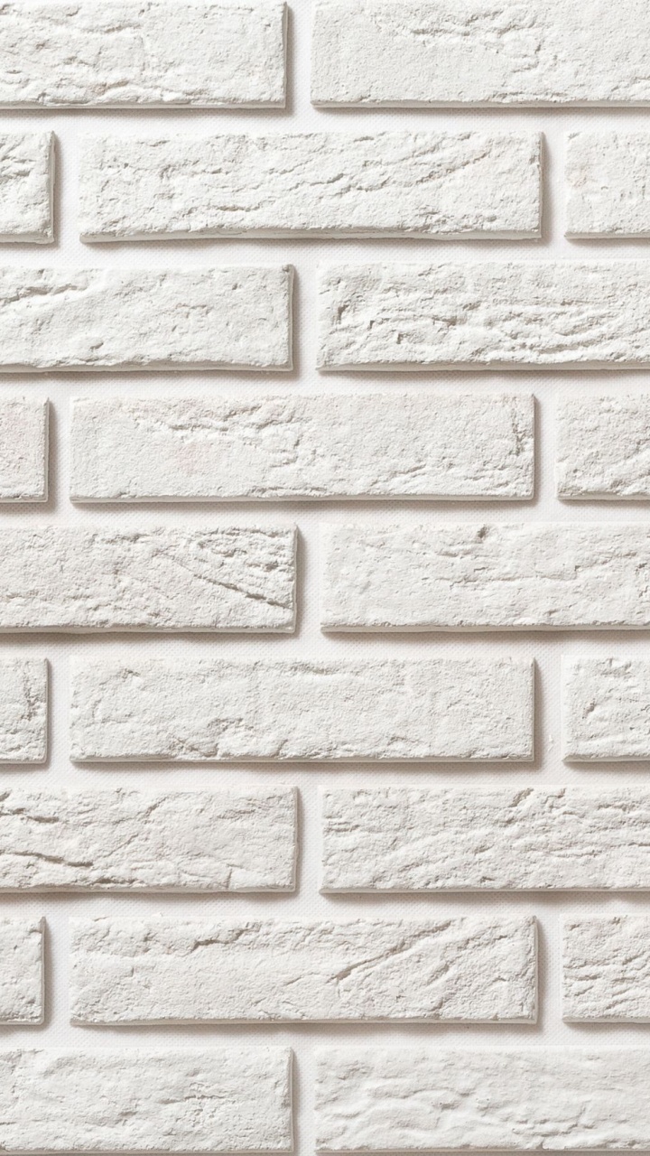 Mur de Briques Marron et Blanc. Wallpaper in 720x1280 Resolution