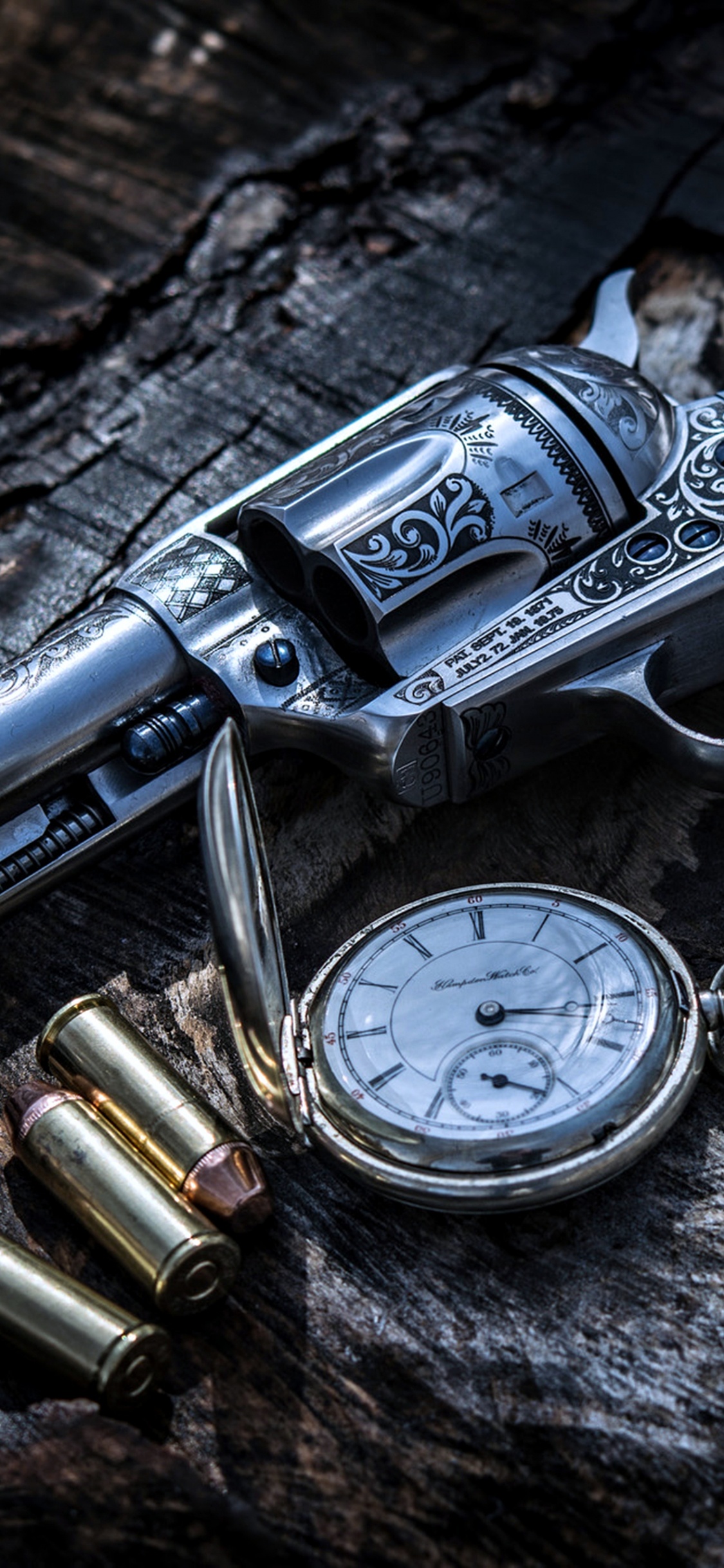 Arma, Revolver, Gatillo, Cañón de la Pistola, Pistola de Aire. Wallpaper in 1125x2436 Resolution