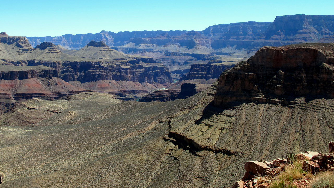 Brown Mountain Range During Daytime. Wallpaper in 1280x720 Resolution