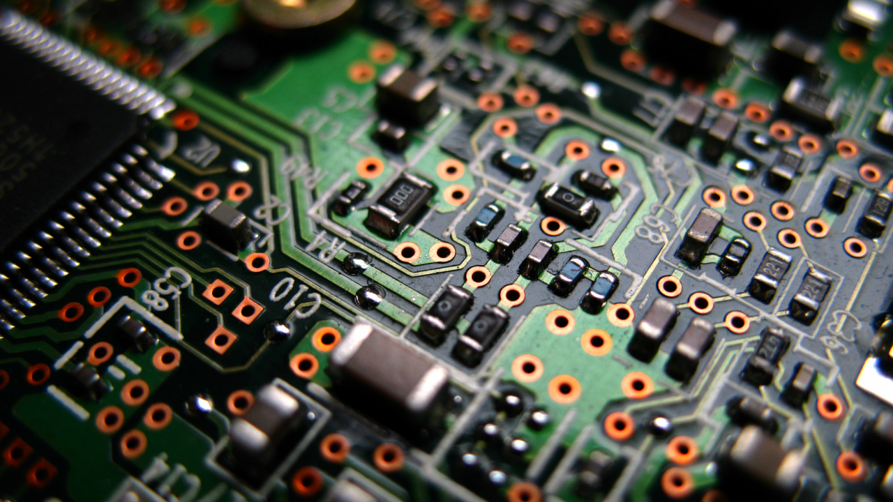 Grüner Und Schwarzer Audiomixer. Wallpaper in 1280x720 Resolution