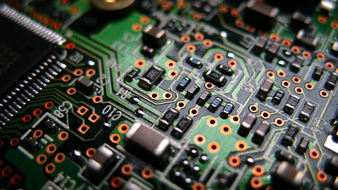 Mezclador de Audio Verde y Negro. Wallpaper in 1366x768 Resolution