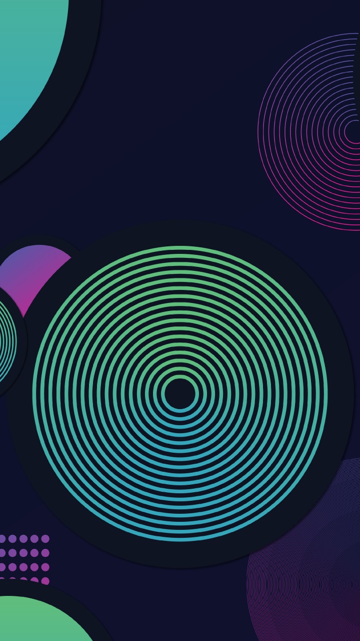Cercle, Android, Développeur Android, la Pureté de la Couleur, Lumière. Wallpaper in 720x1280 Resolution