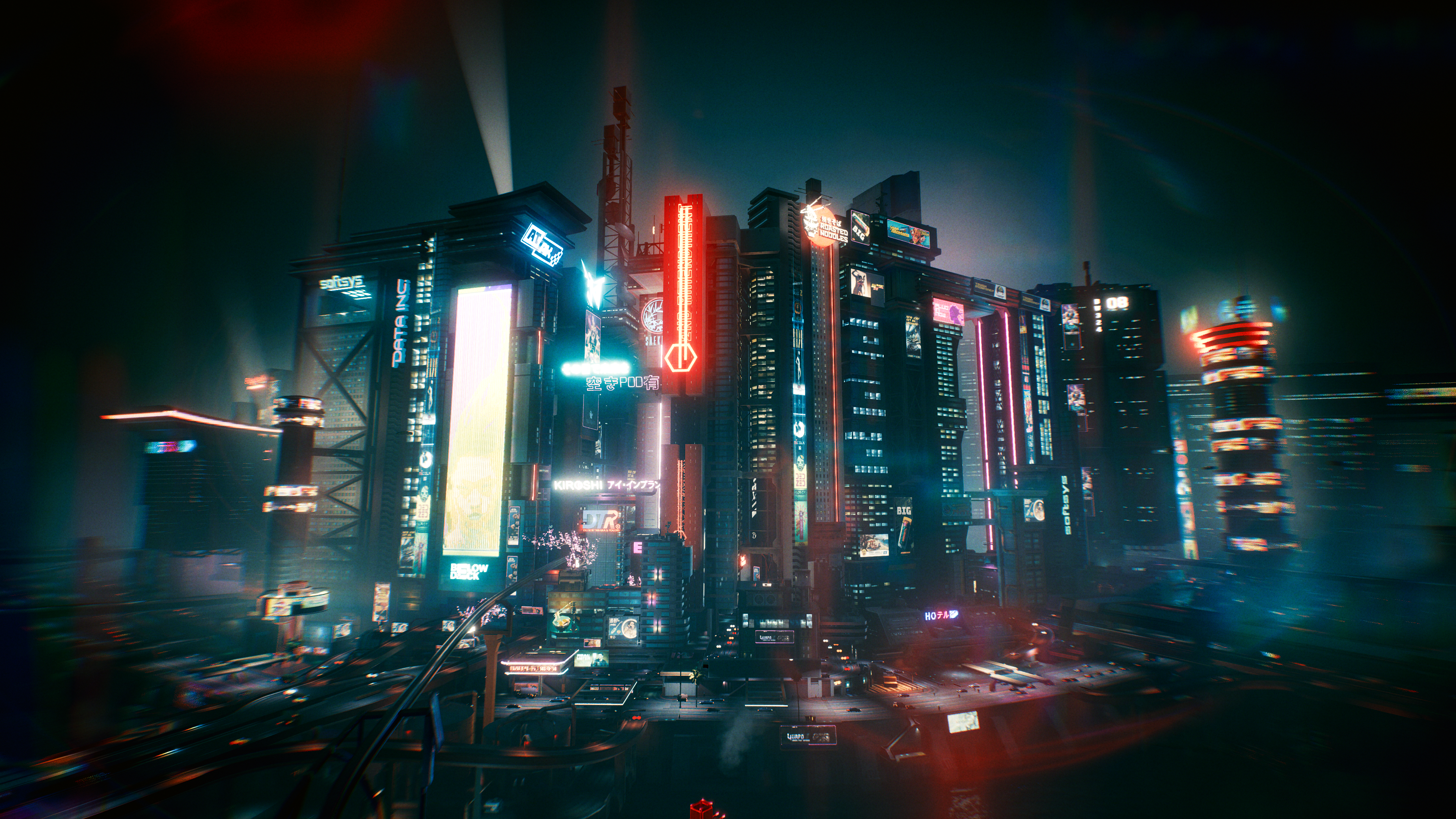Cyberpunk, Cyberpunk 2077, Cyberpunk 2020, Paisaje Urbano, Urbe. Wallpaper in 3840x2160 Resolution