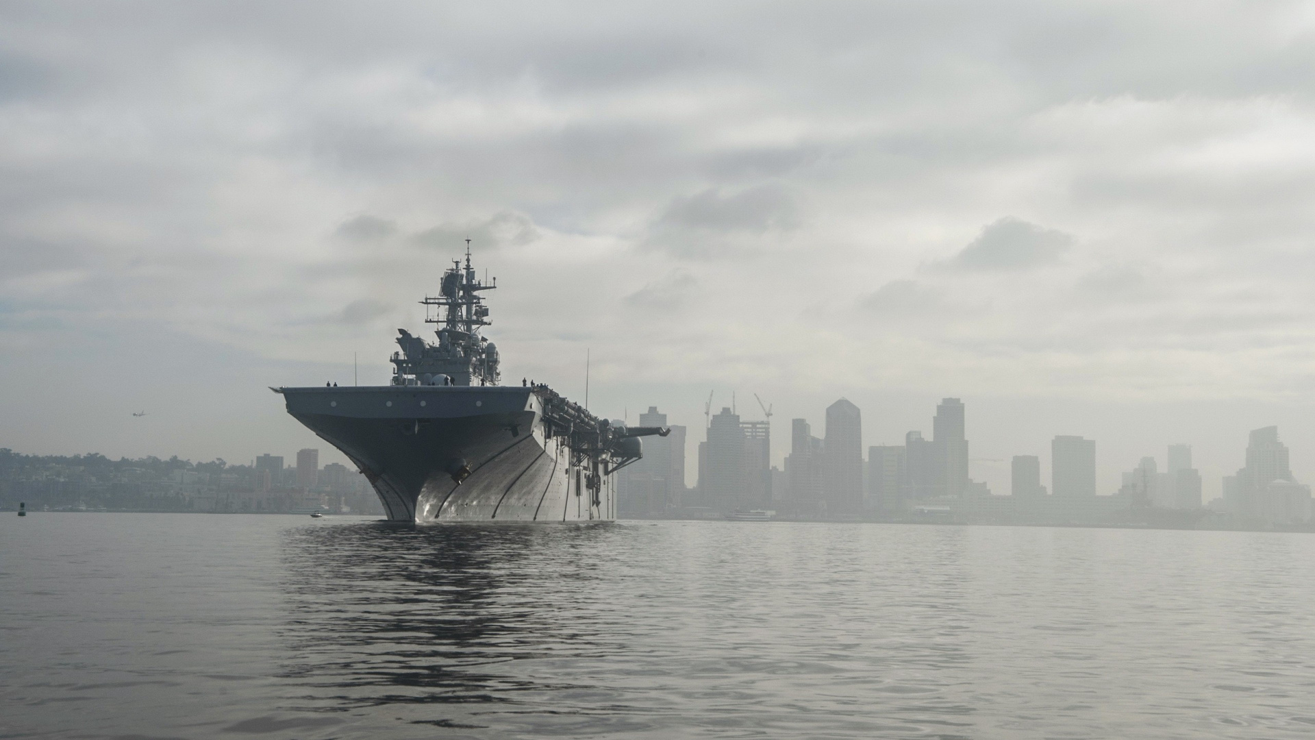 Aircraft Carrier, United States Navy, Navy, Warship, Ship. Wallpaper in 1920x1080 Resolution