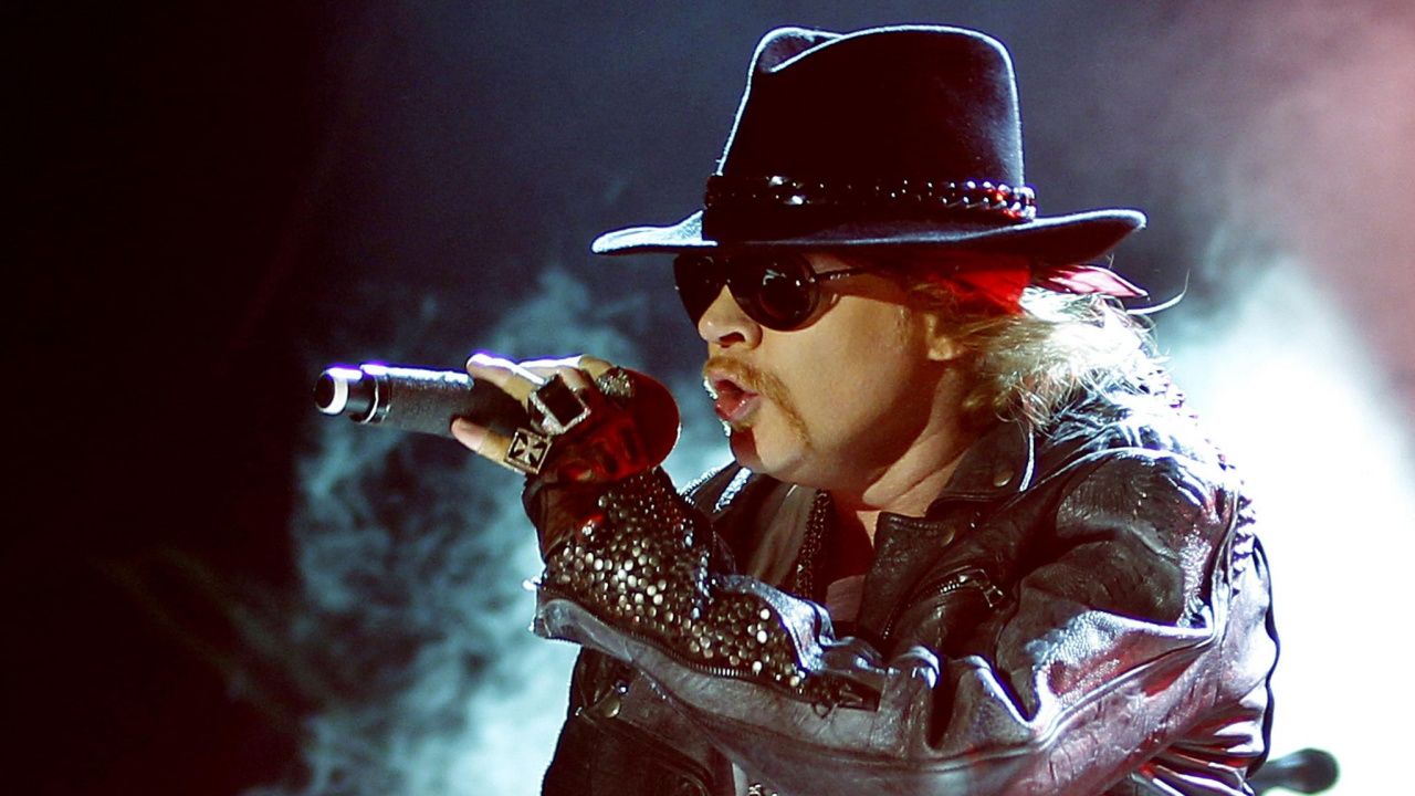 Axl Rose, Guns N Roses, ac Dc, Rendimiento, el Artista de Música. Wallpaper in 1280x720 Resolution