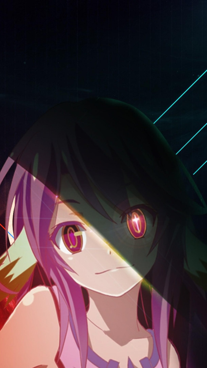 Purple Haired Female Anime Character. Wallpaper in 720x1280 Resolution