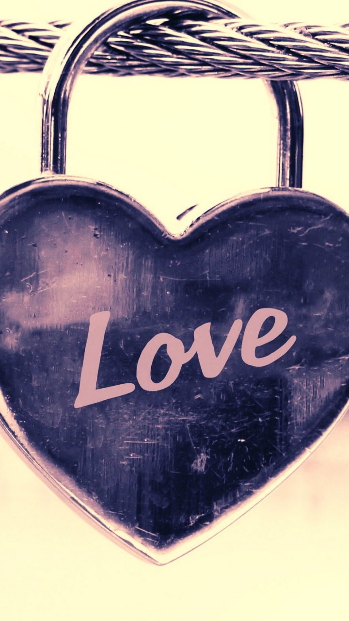 Cadenas, Cœur, Amour, Médaillon, Pendentif. Wallpaper in 720x1280 Resolution