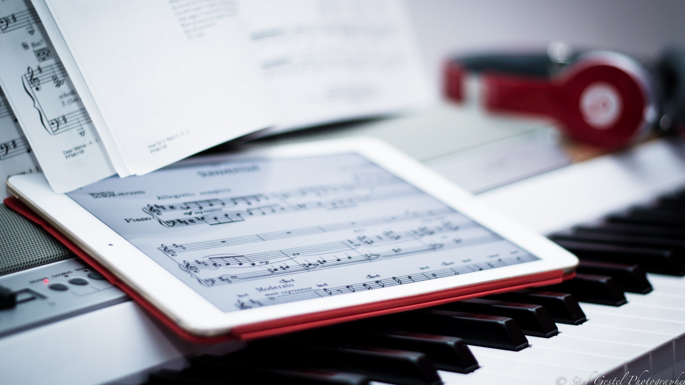 Technology, Electronic Device, Digital Piano, Electronic Instrument, Piano. Wallpaper in 1366x768 Resolution