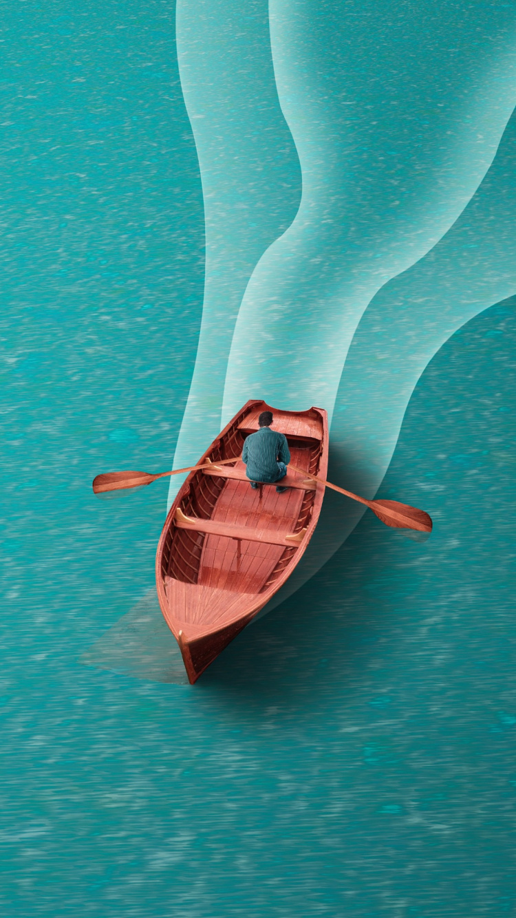 Wasser, Boot, Wasserfahrzeug, Bein, Azure. Wallpaper in 750x1334 Resolution