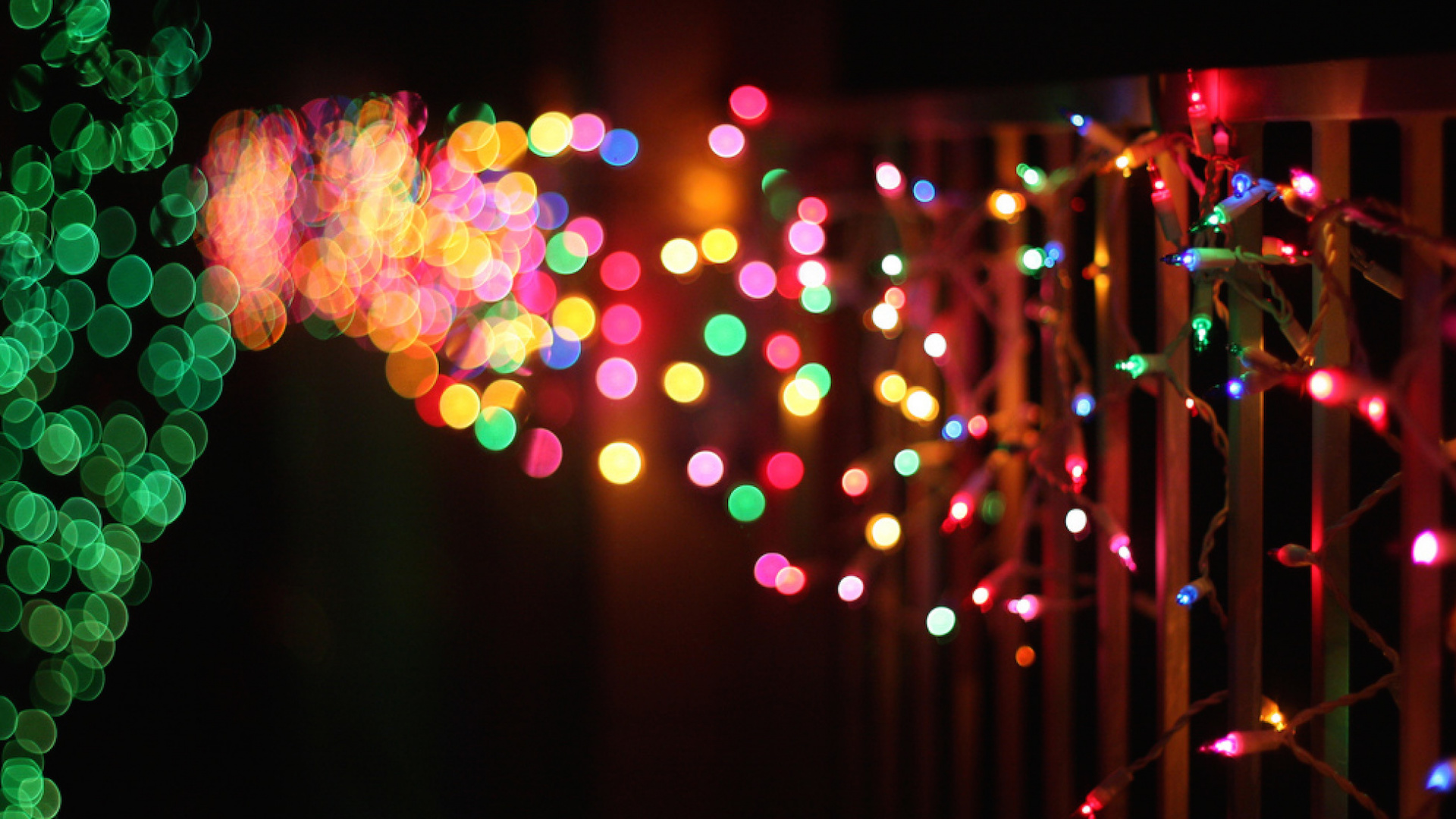 Luces Rosas Amarillas y Azules. Wallpaper in 1920x1080 Resolution