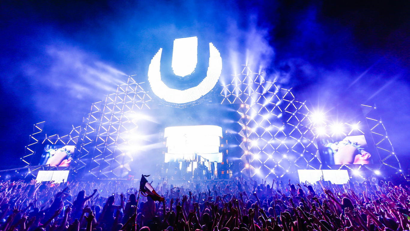 Ultra Music Festival, Festival de Musique, Festival, Musique de Danse Électronique, Divertissement. Wallpaper in 1366x768 Resolution