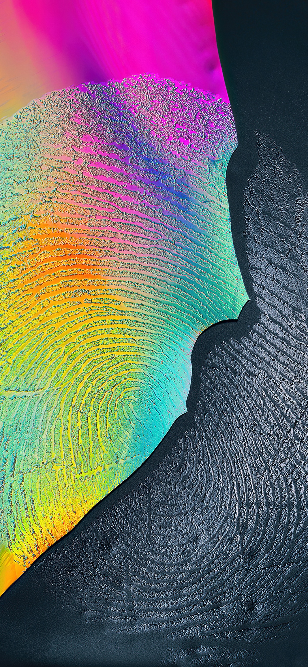 Fermer, Azure, Pente, de Teintes et de Nuances, Art. Wallpaper in 1242x2688 Resolution