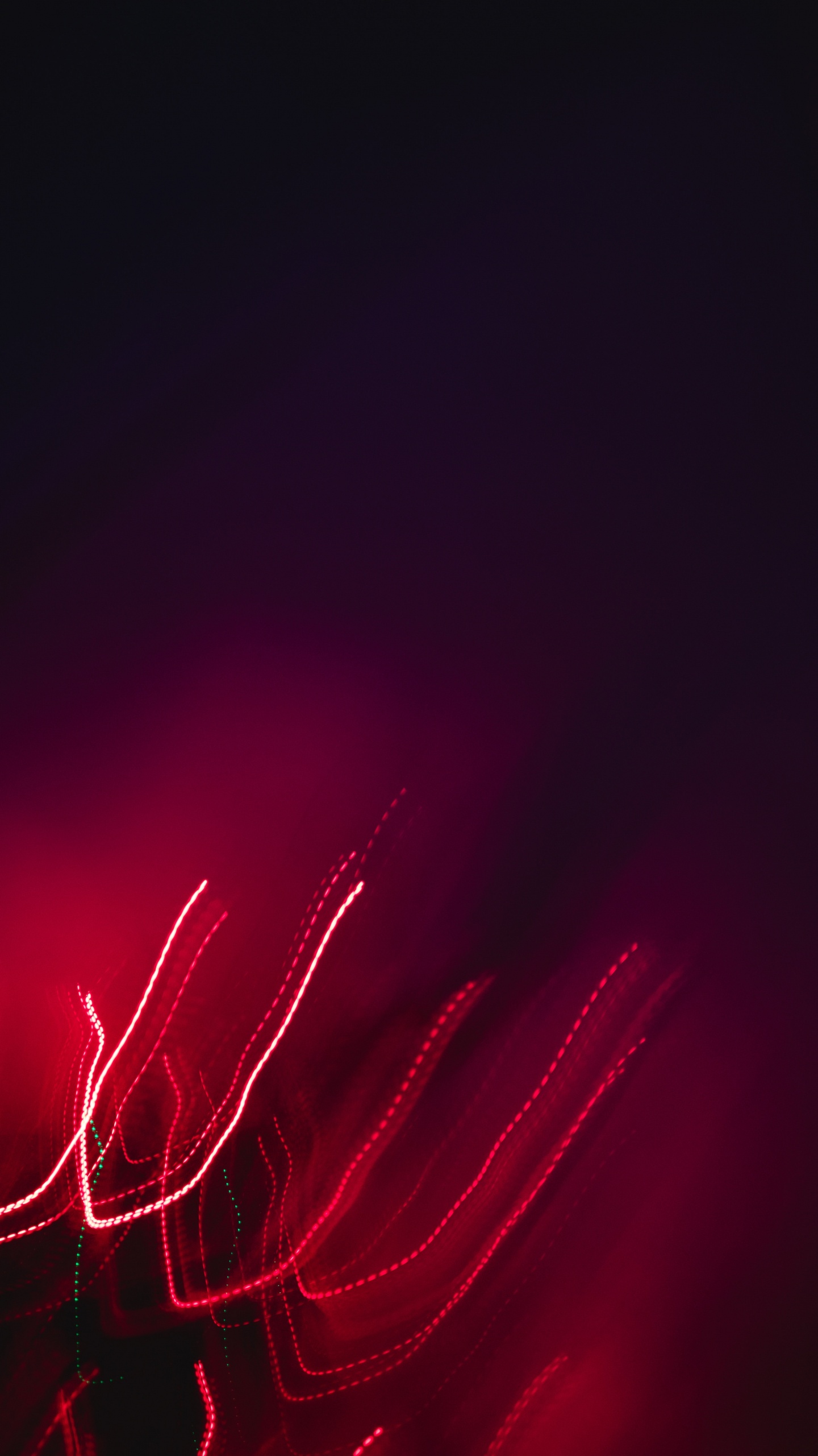 Feu Rouge Sur Fond Noir. Wallpaper in 1440x2560 Resolution