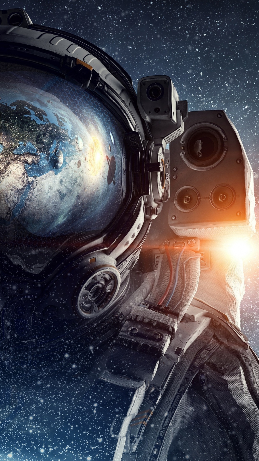 Personne en Casque Noir et Lunettes. Wallpaper in 1080x1920 Resolution