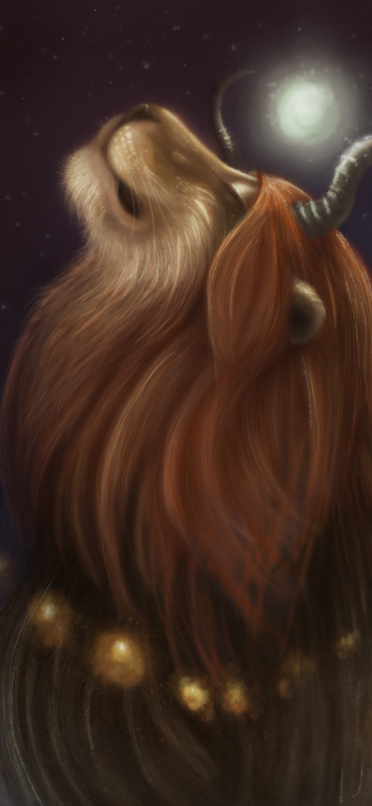 Personaje de Dibujos Animados de Animales de Pelo Largo Marrón. Wallpaper in 1242x2688 Resolution