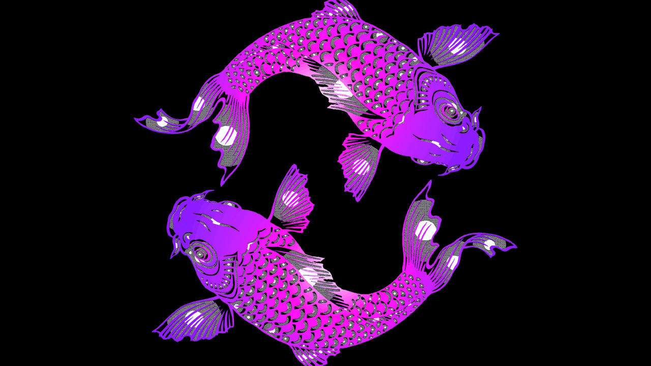 Purple and Green Dragon Illustration. Wallpaper in 1280x720 Resolution