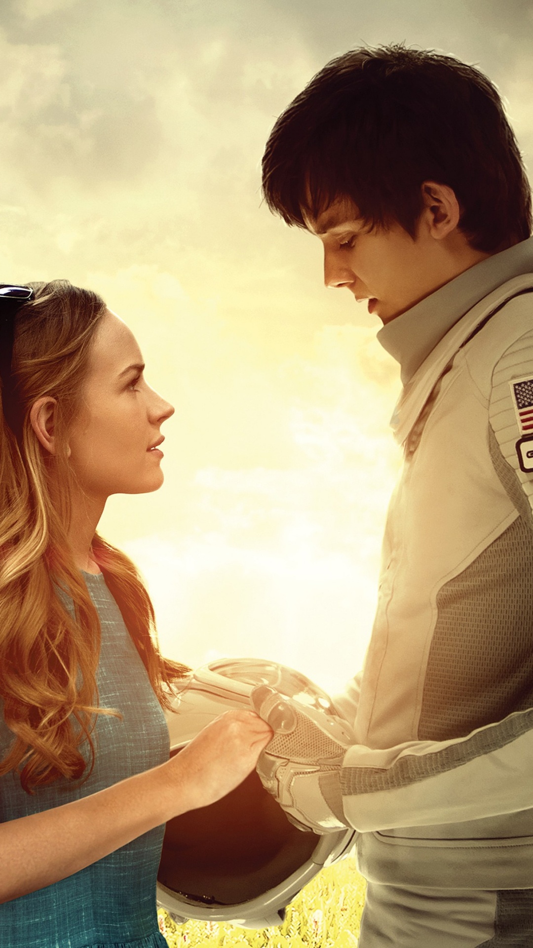 Britt Robertson, L'espace Entre Nous, Asa Butterfield, la Science-fiction, PG-13. Wallpaper in 1080x1920 Resolution