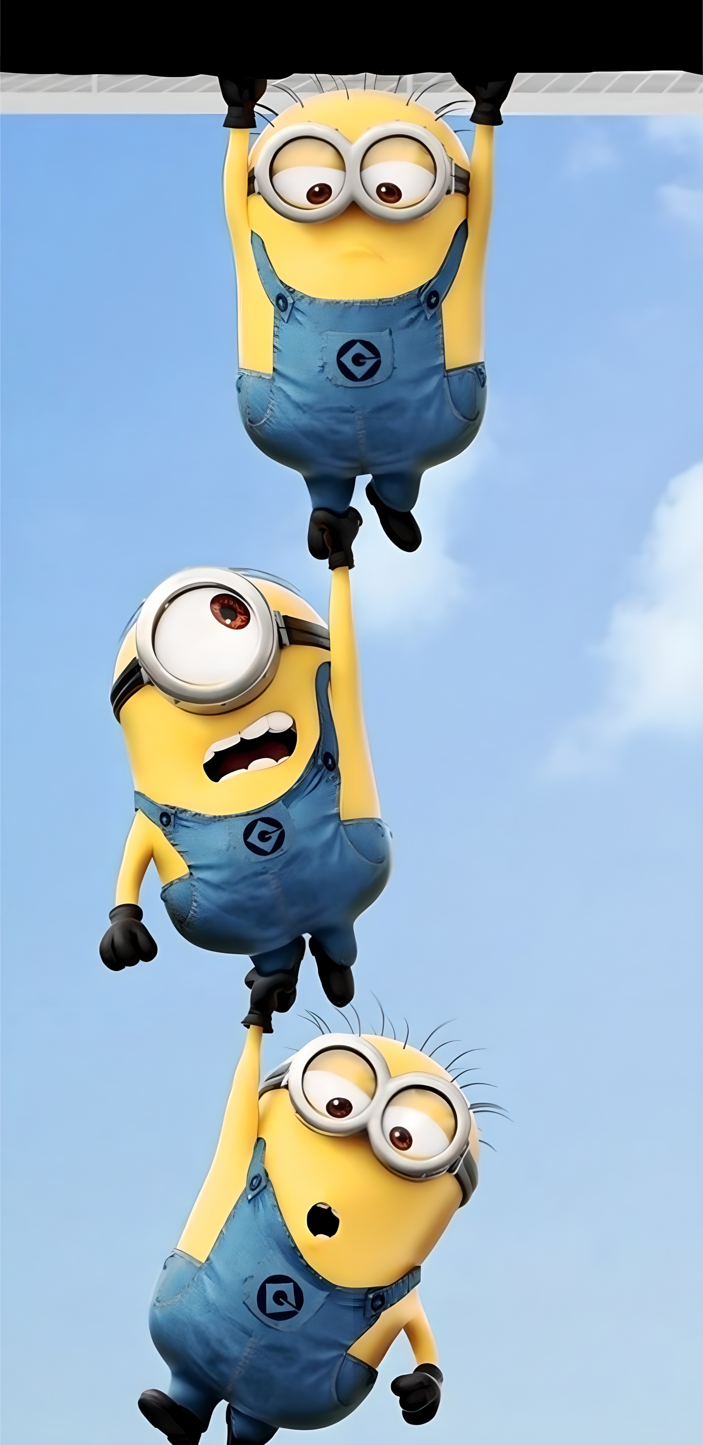 Dave The Minion, Minions, Despicable Me, Illumination, Cloud. Wallpaper in 1440x2960 Resolution