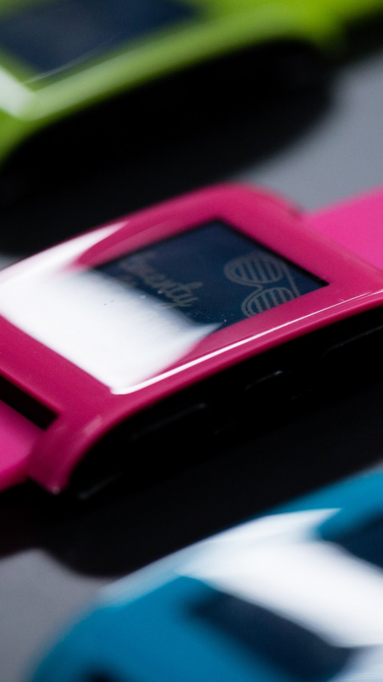 Reloj Digital Negro y Verde. Wallpaper in 750x1334 Resolution