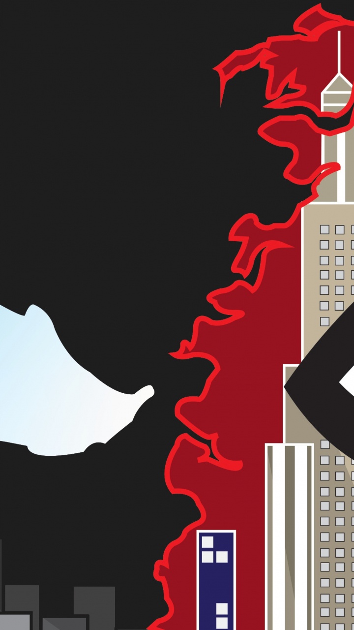 Spider-man, Veneno, Arte, Superhéroe, Instrumento Musical. Wallpaper in 720x1280 Resolution