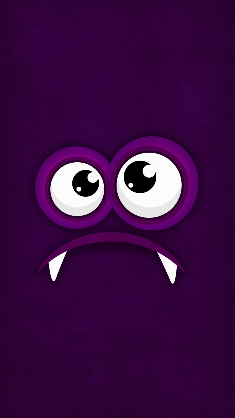 Head, Eye, Primate, Purple, Sleeve. Wallpaper in 750x1334 Resolution