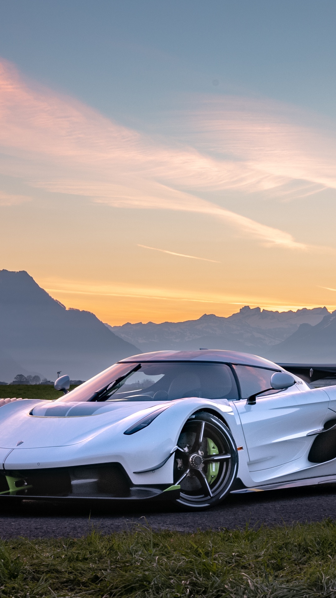科尼塞格·杰斯科（Koenigsegg Jesko）, 科尼塞格·艾格拉（Koenigsegg Agera）, 超级跑车, 政变, Rim 壁纸 1080x1920 允许