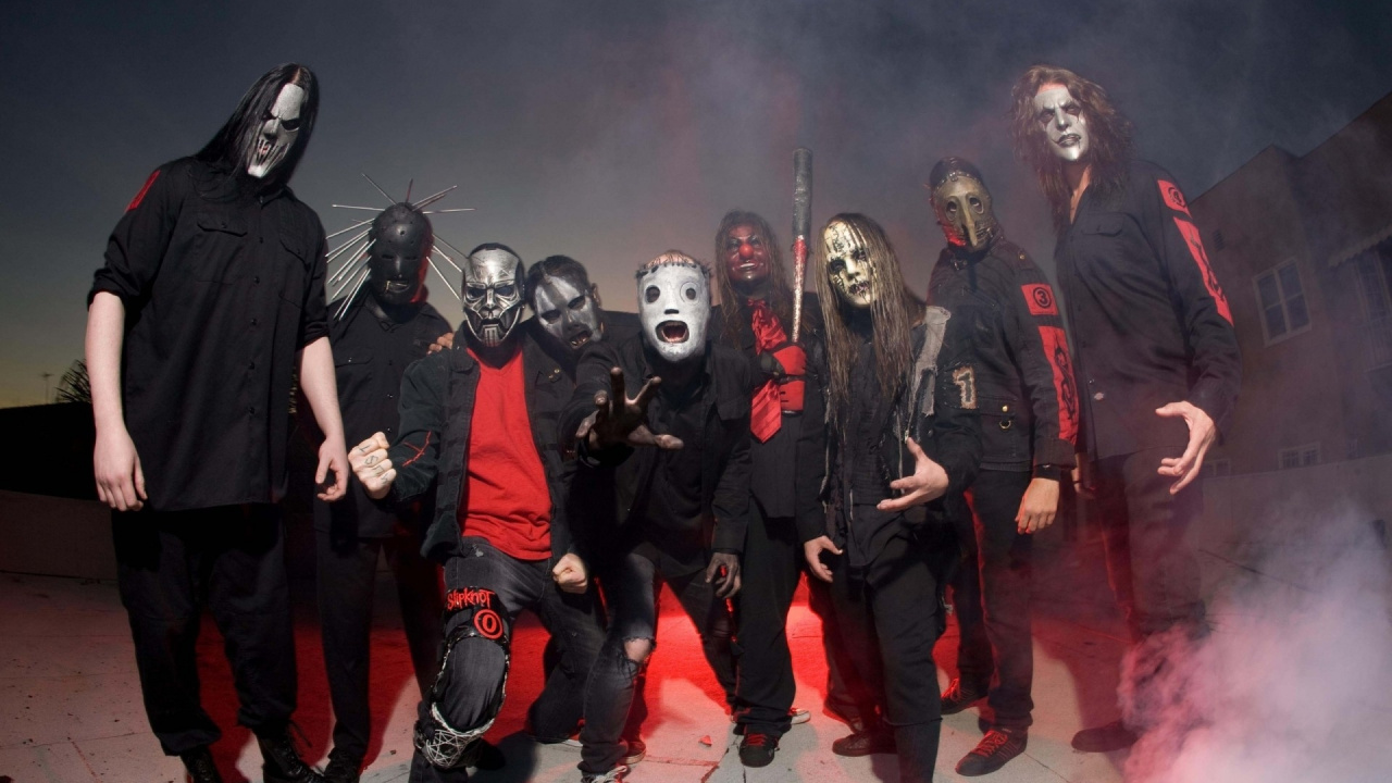 Slipknot, Grupo Social, Diversión, el Rendimiento de Arte. Wallpaper in 1280x720 Resolution