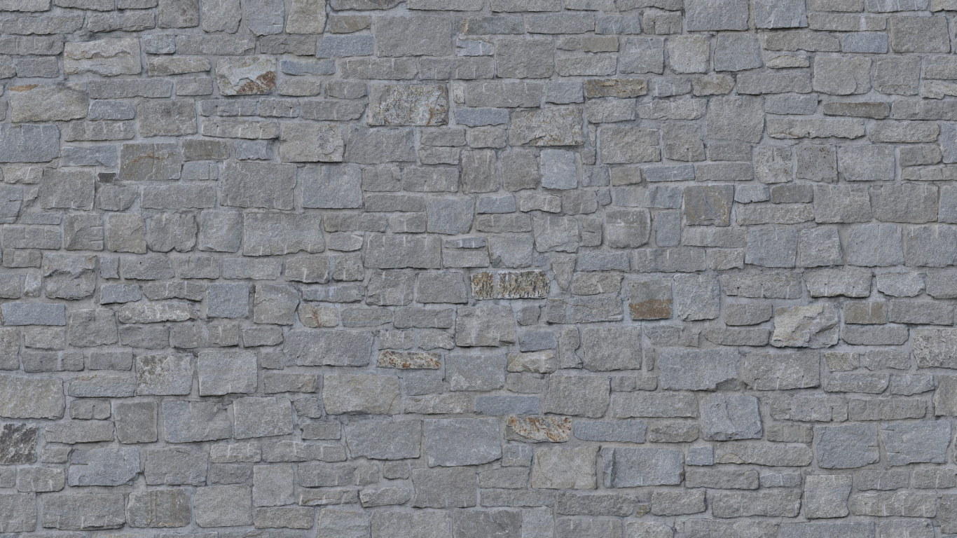 Grey and Black Brick Wall. Wallpaper in 1366x768 Resolution