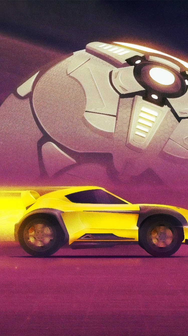 Rocket League, Phonograph Record, Iam8bit, Games, Animation. Wallpaper in 750x1334 Resolution