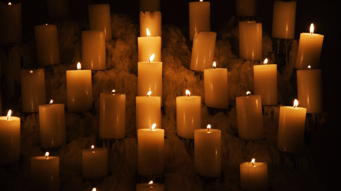 Candle, Light, Lighting, Wax, Flameless Candle. Wallpaper in 1366x768 Resolution