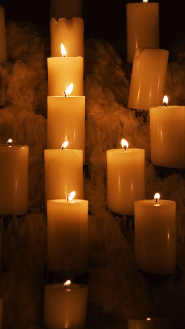 Candle, Light, Lighting, Wax, Flameless Candle. Wallpaper in 720x1280 Resolution