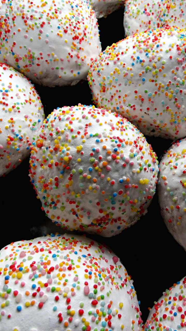 la Pascua Pastel, Rocía, Alimento, Nonpareils, Dulces. Wallpaper in 720x1280 Resolution