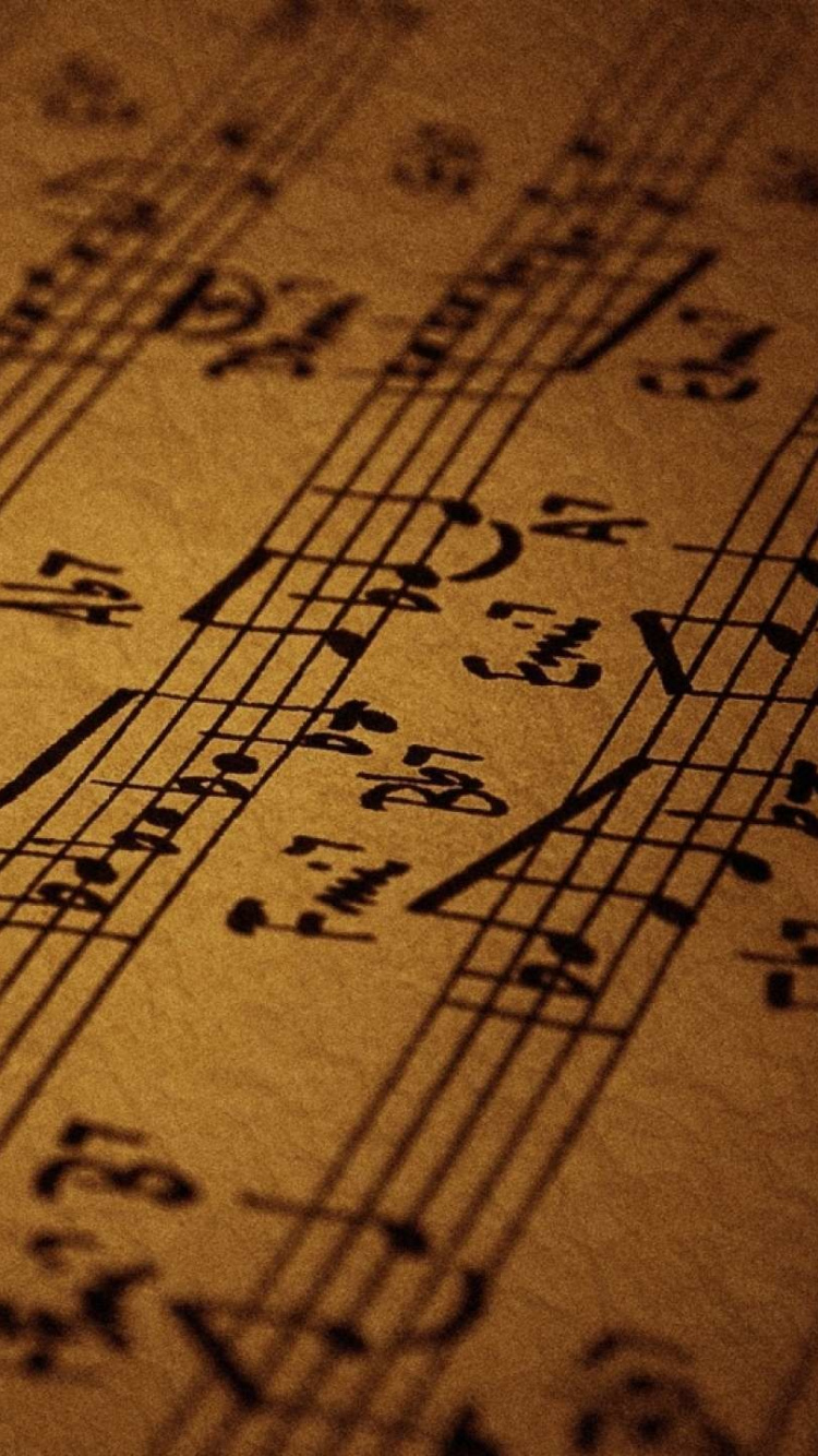 Musical Note, Sheet Music, Music, Text, Handwriting. Wallpaper in 750x1334 Resolution