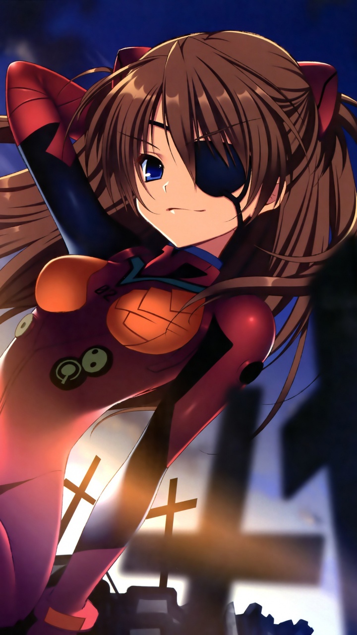 Personnage D'anime Féminin Aux Cheveux Bruns. Wallpaper in 720x1280 Resolution